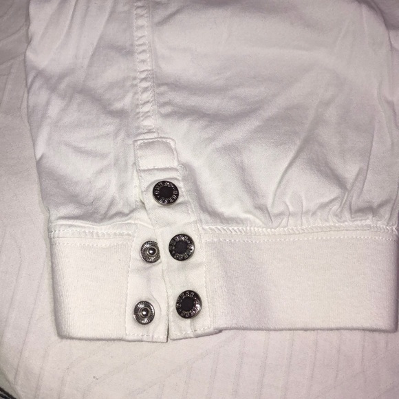 Jogger style cropped white Guess pants - Picture 6 of 6